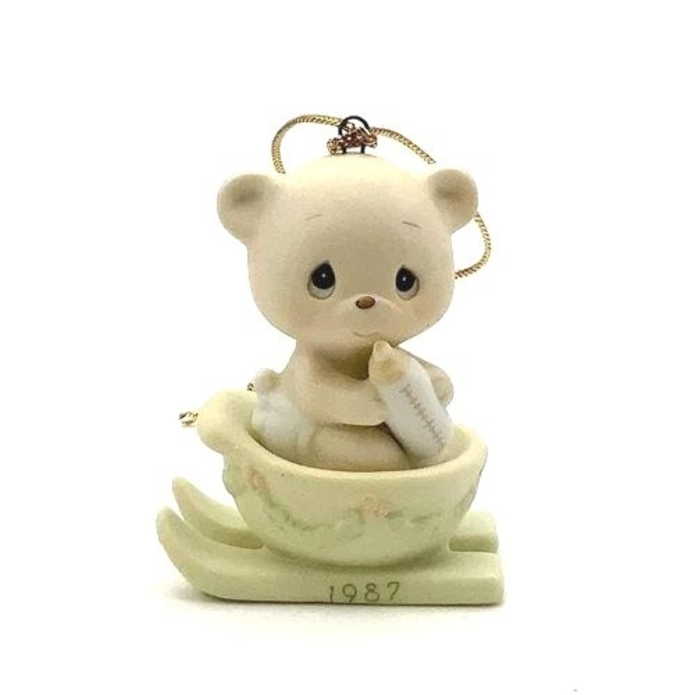 Precious Moments Bear The Good News Of Christmas 1987 Special Issue Ornament Box